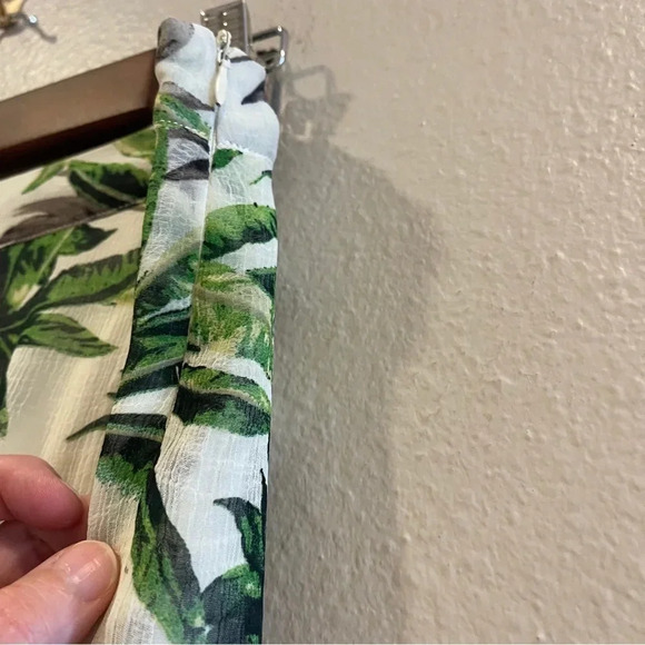 Love Riche Sheer Tropical‎ Palm Mini Maxi Skirt Size Medium - Picture 10 of 14